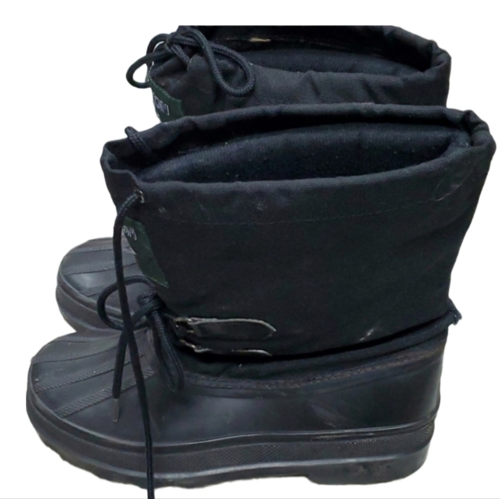 Yukon Avalance Boots Size 6 all weather black size 6 has flaw rain snow